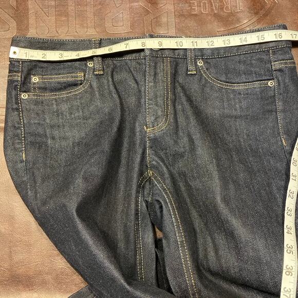 Ann Taylor Factory Modern Fit Dark Wash Jeans Lower on Waist Womens 8 Denim - Picture 13 of 15